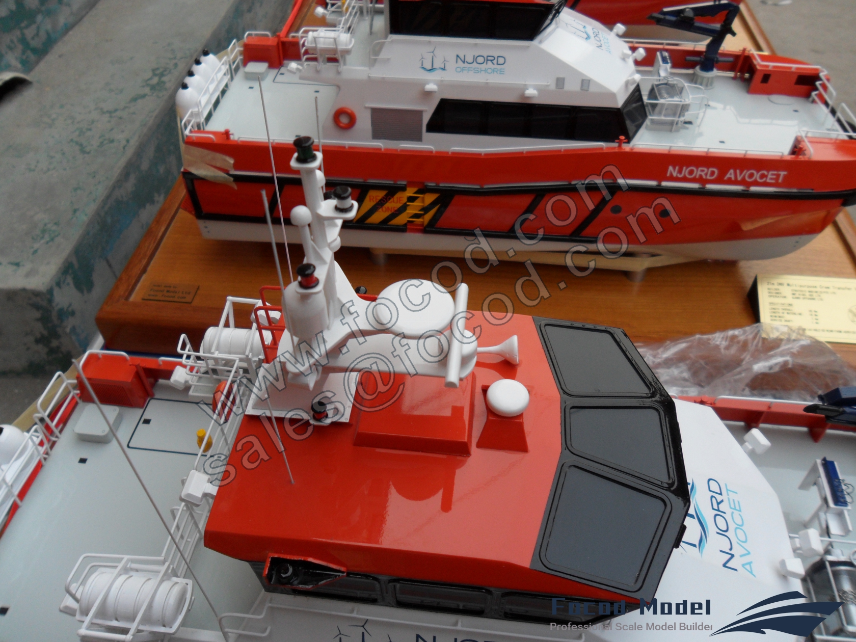 customized model of 20m NJORD OFFSHORE VESSEL
